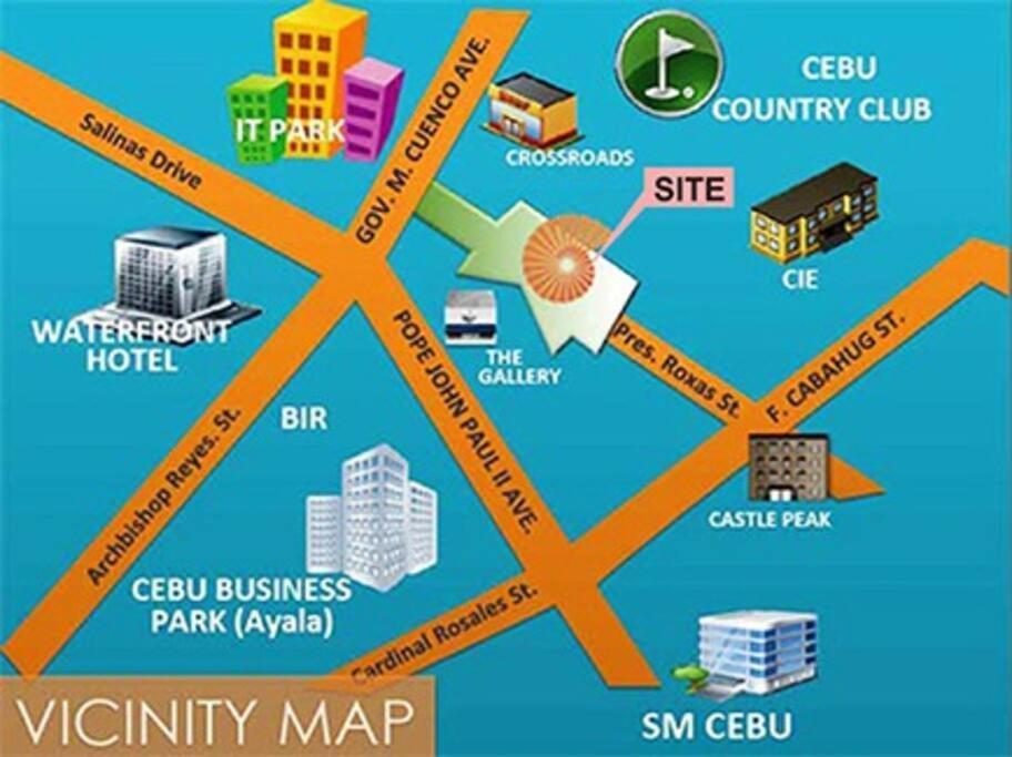 Condo Near Ayala Cebu City W Wifi Balcony Εξωτερικό φωτογραφία